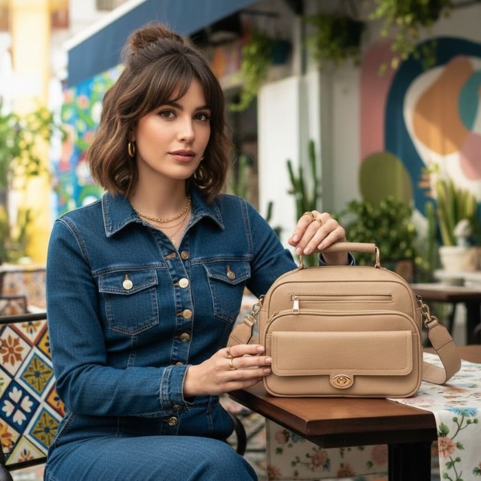 Bolso cross funcional para mujer ideal para uso diario