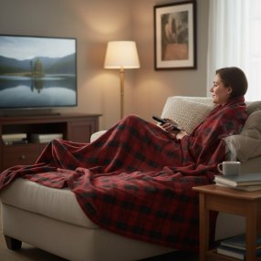 FRAZADA LIGERA INDIVIDUAL 170X200 CM ESCOSES VINO