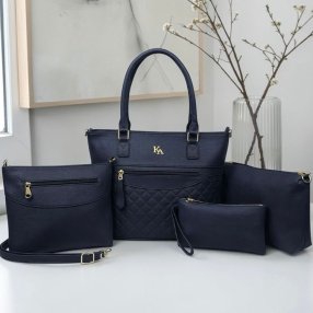 Set de bolsas marino 4 piezas elegante mujer