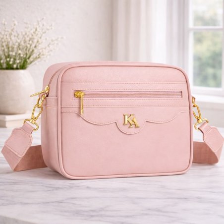 cross de mujer elegante minimalista rosa