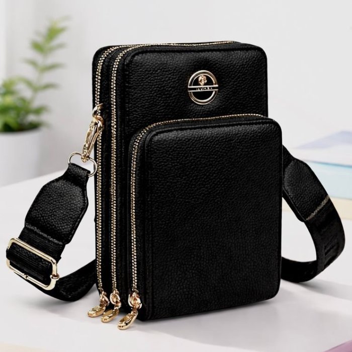 Portacelular de mujer elegante compacta