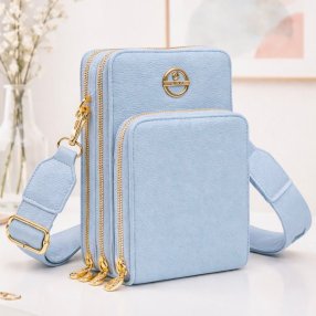 Porta celular crossbody elegante multifuncional