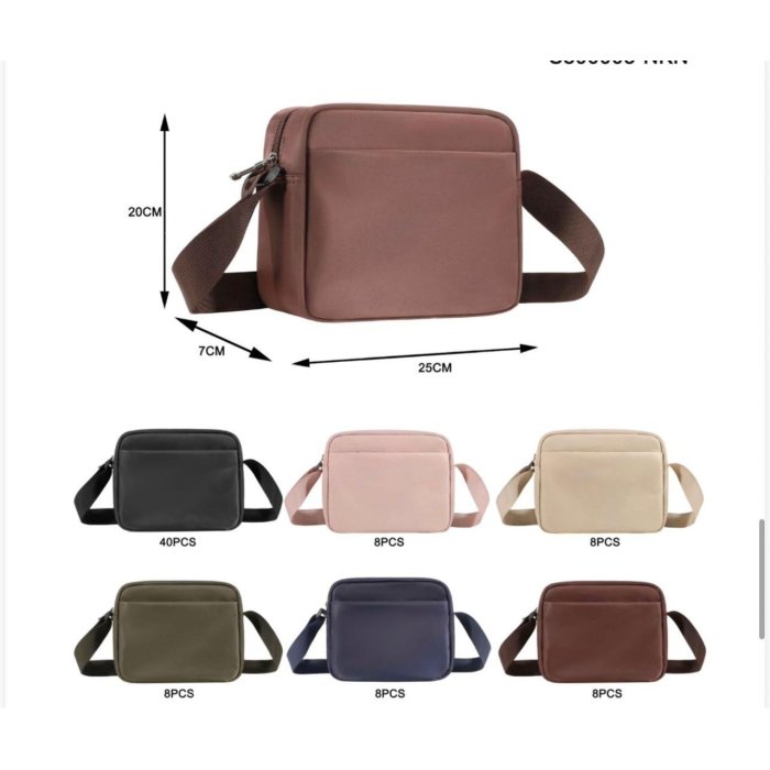 CROSSBODY DOBLE CIERRE KR SE ENVÍA EN COLORES SURTIDOS