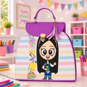 Mochila para maestra diseño escolar