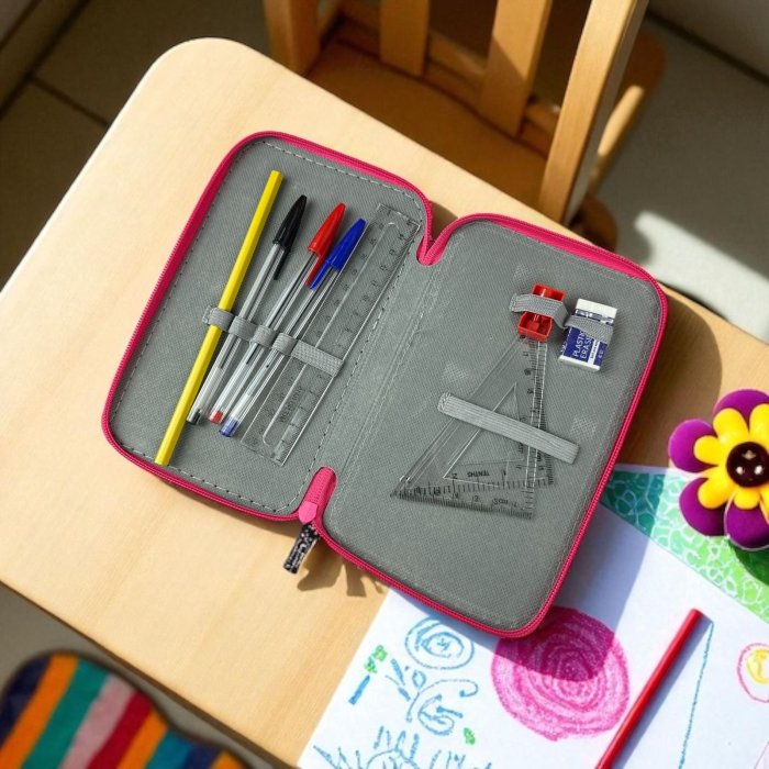 Lapicera infantil con accesorios diseño fantasía