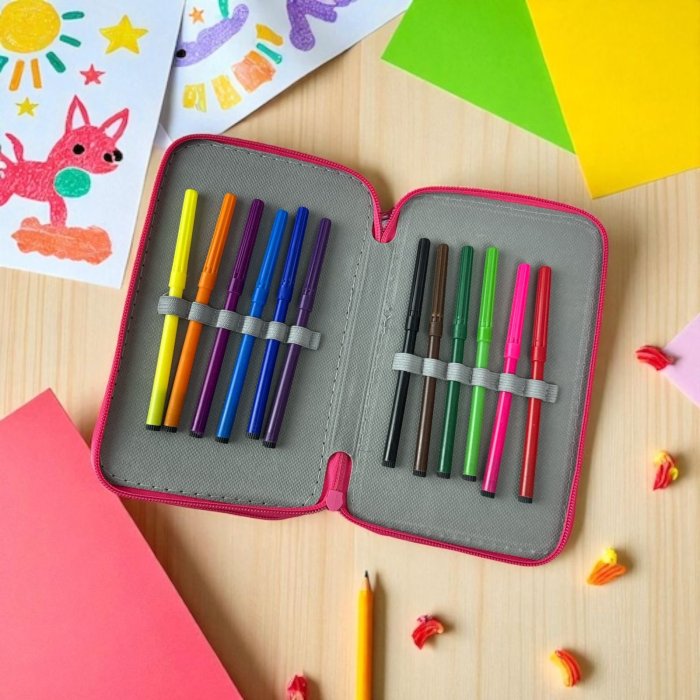 Lapicera infantil con accesorios diseño fantasía