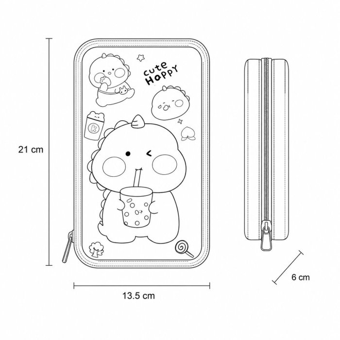 Lapicera infantil con accesorios diseño fantasía