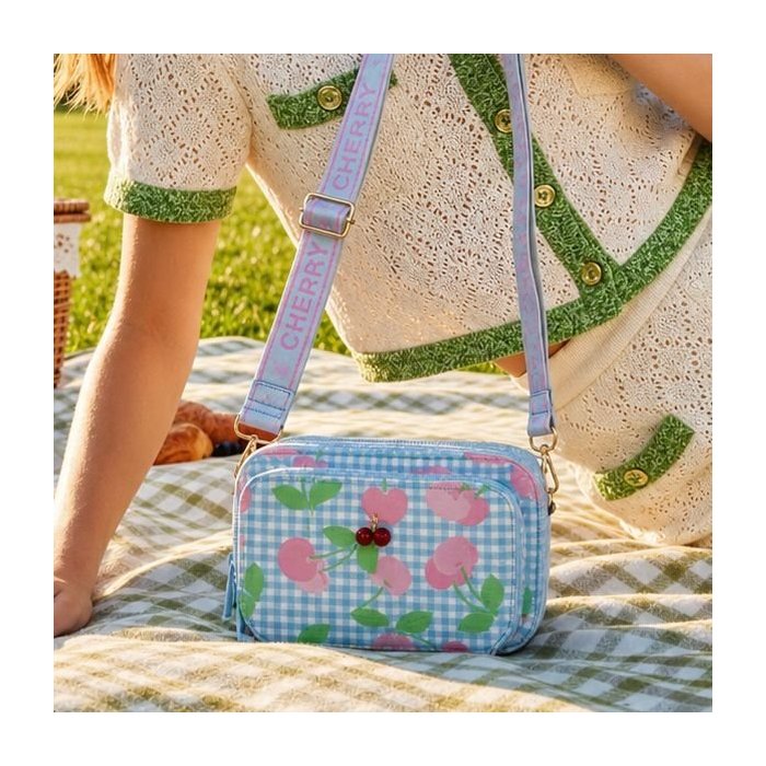 Bolsa crossbody compacta con múltiples compartimentos
