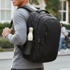 Mochila Amplia con Compartimentos y Bolsillos