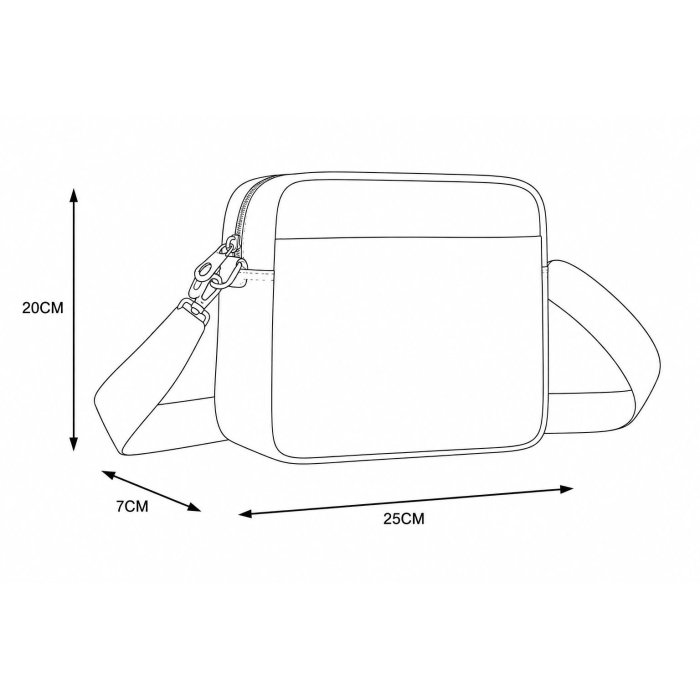 Bolsa Crossbody Compacta Con Correa Ajustable