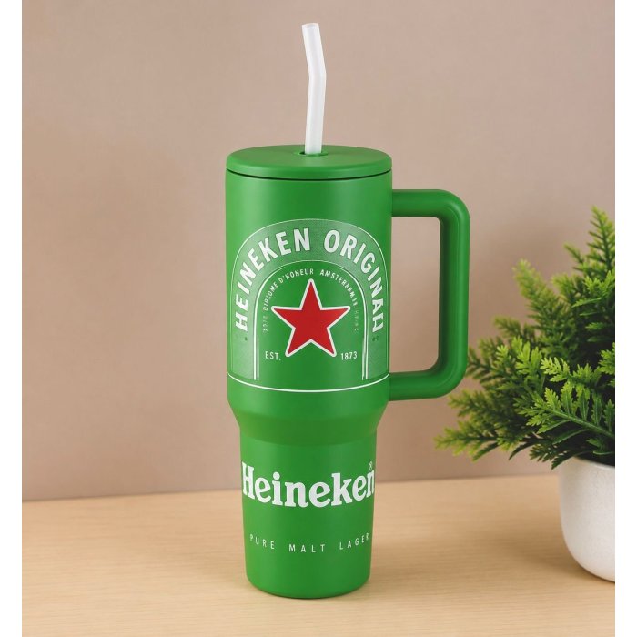 Termo Con Diseño De Cerveza 1 Litro
