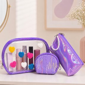 Set de Cosmetiqueras para Maquillaje y Viaje