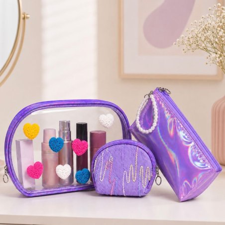 Set de Cosmetiqueras para Maquillaje y Viaje
