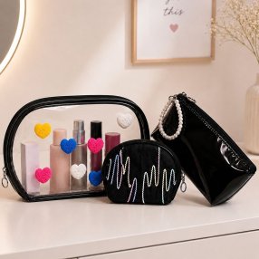 Set de Cosmetiqueras para Maquillaje y Viaje
