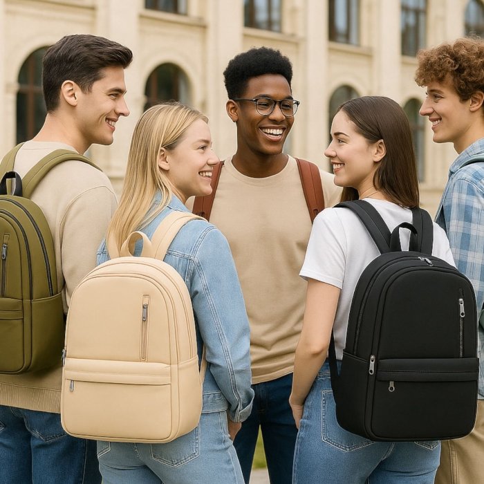 Mochila multiusos con 4 cierres | Práctica y moderna 🎒