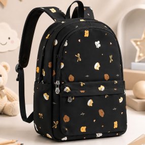 Mochila Con Diseño Divertido Y Compartimentos