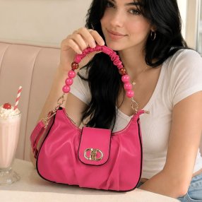 Bolsa De Hombro Elegante Con Correa Ajustable