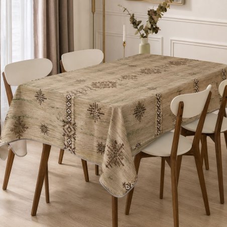 Mantel Rectangular De Poliéster Decorativo