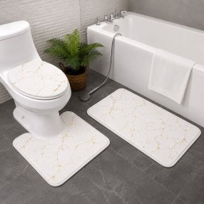 Juego De Baño Decorativo De 3 Piezas