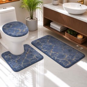 Juego De Baño Decorativo De 3 Piezas