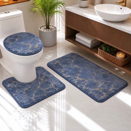 Juego De Baño Decorativo De 3 Piezas