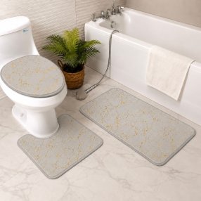 Juego De Baño Decorativo De 3 Piezas