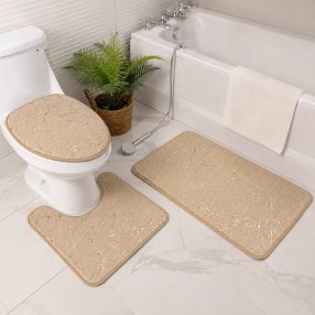 Juego De Baño Decorativo De 3 Piezas
