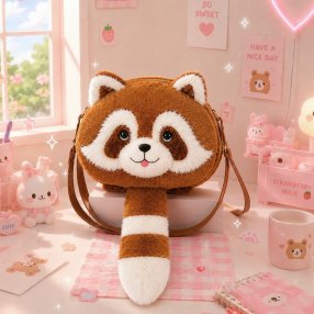 Mochila De Peluche Con Diseño Adorable