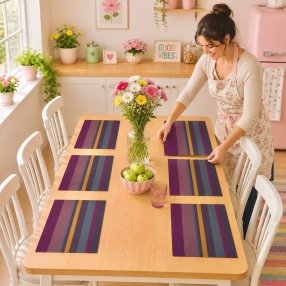 Juego De 6 Manteles Individuales Decorativos