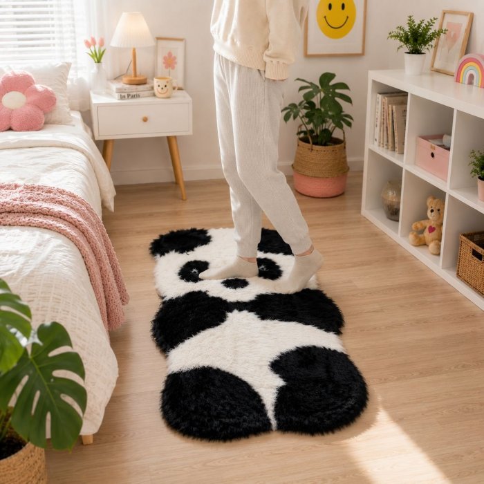 Tapete De Peluche Suave Y Decorativo