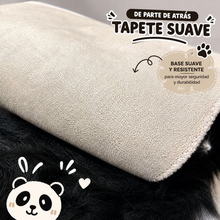 Tapete De Peluche Suave Y Decorativo
