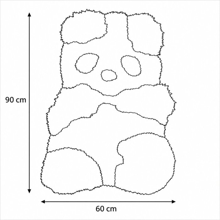 Tapete De Peluche Suave Y Decorativo
