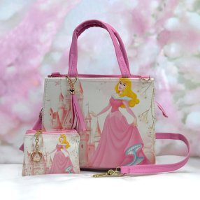 Bolsa Para Niñas Con Diseño De Princesa Y Monedero