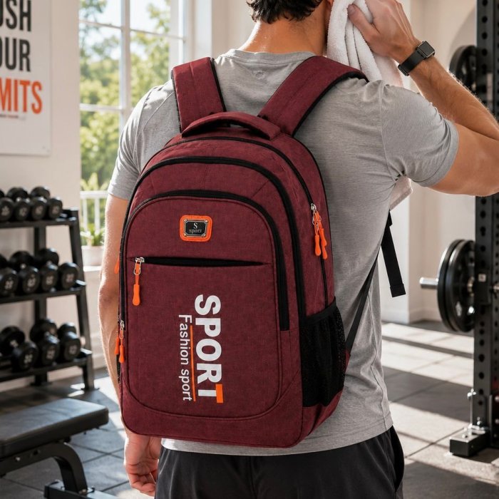 Mochila Multifuncional Con Compartimentos Organizadores