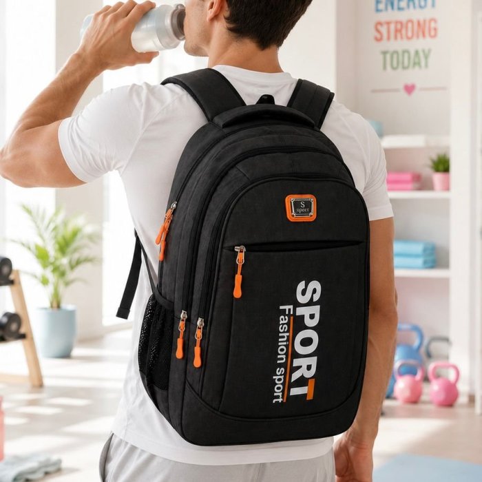 Mochila Multifuncional Con Compartimentos Organizadores