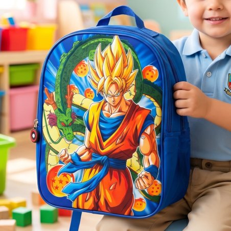 Mochila Infantil 3D con Luces y Doble Cierre para Preescolar