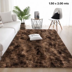 Tapete Afelpado Decorativo Suave para Sala y Recámara