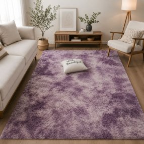 Tapete Afelpado Decorativo Suave para Sala y Recámara
