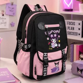 Mochila Escolar Juvenil de Gran Capacidad y Multi Compartimentos