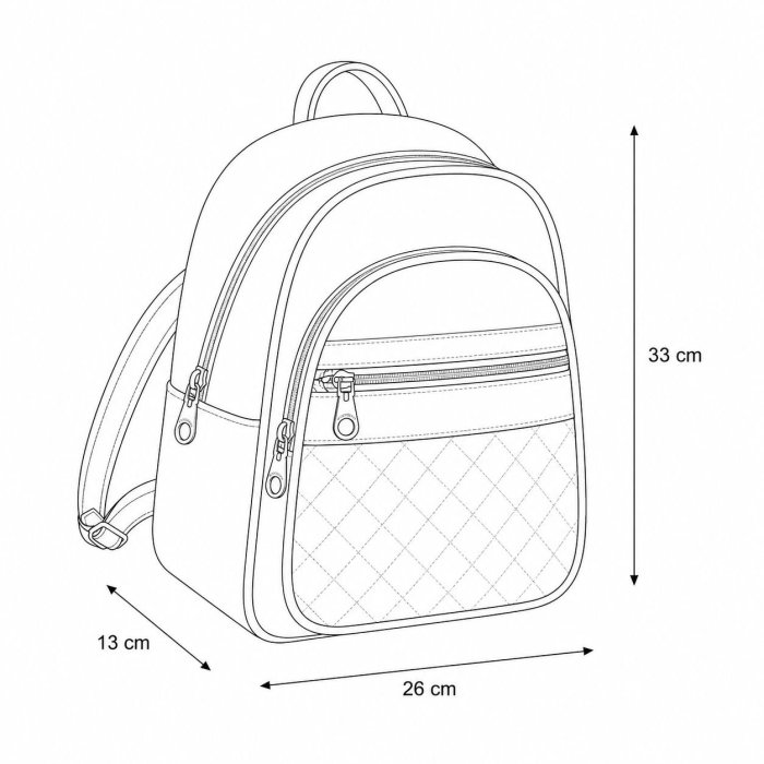 Mochila Casual Elegante para Mujer con Compartimentos