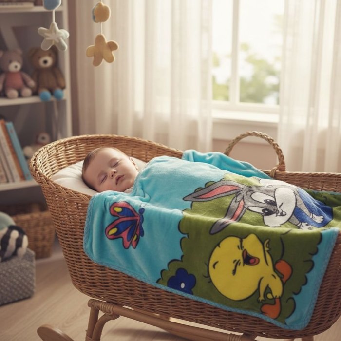 Cobertor Infantil Suave para Bebé Ideal para Cuna