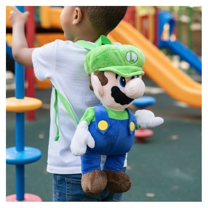 Mochila Infantil de Peluche 3D Interactiva con Movimiento