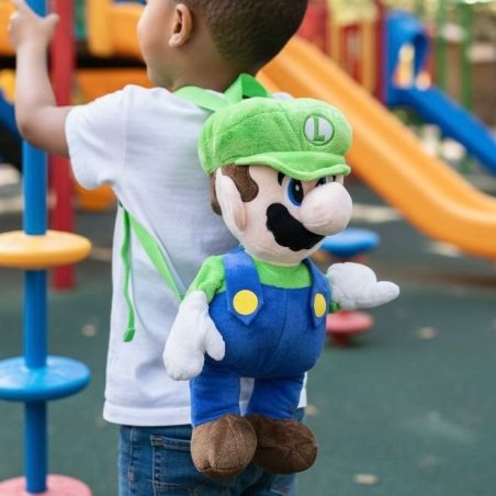 Mochila Infantil de Peluche 3D Interactiva con Movimiento