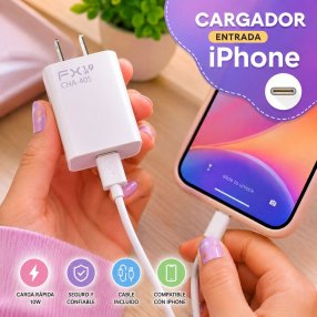 Combo Cargador 2.1A con Cable de Carga para Celular