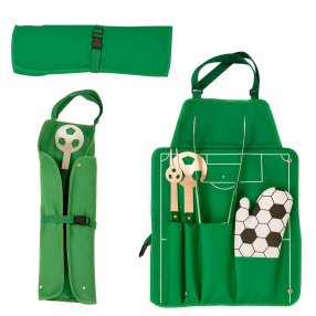 Set Parilla Soccer Con Mandil