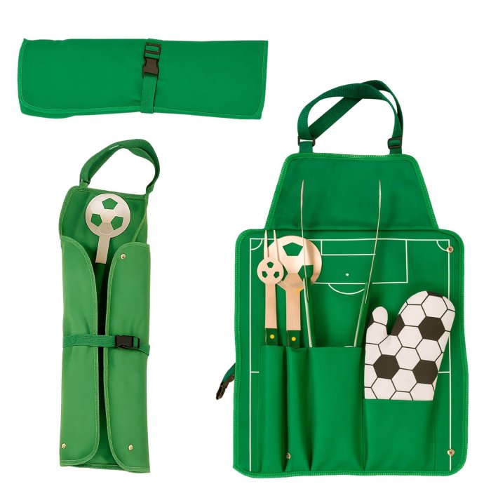 Set Parilla Soccer Con Mandil