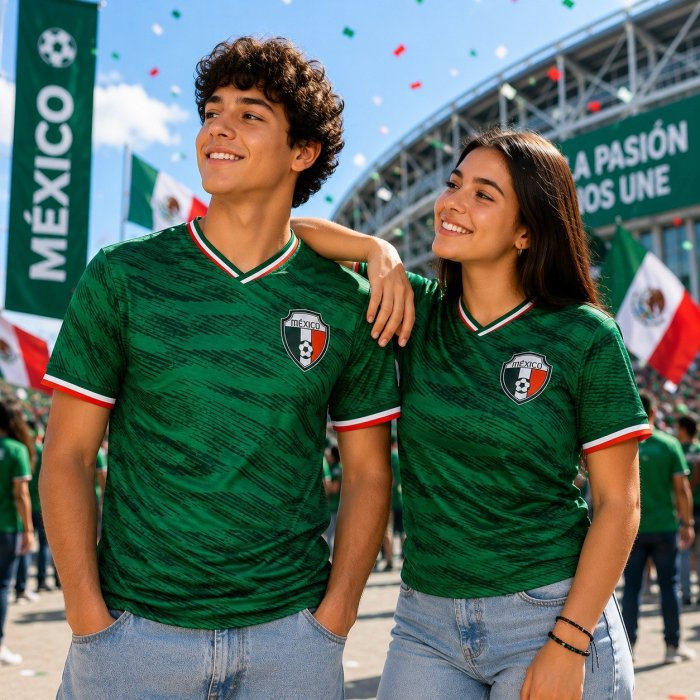 Playera CHICA Tricolor Unisex México