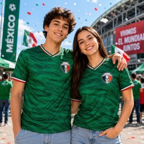 Playera GRANDE Tricolor Unisex México