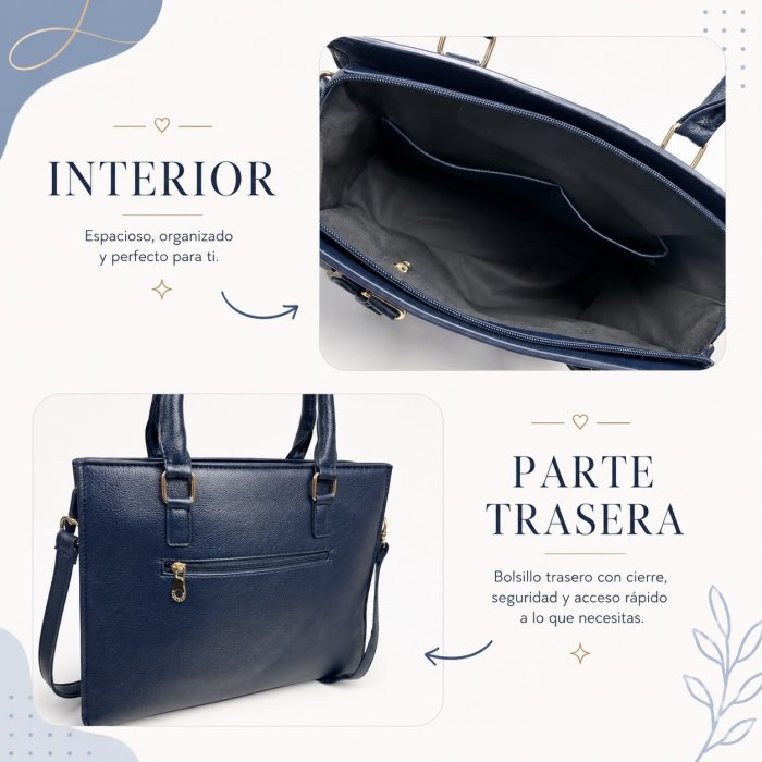 Bolsa de Mano Elegante para Mujer con Correa Ajustable