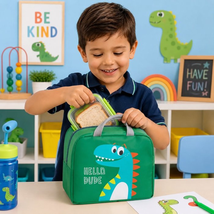 Paquete de 10 Loncheras Infantiles Surtidas con Interior Térmico